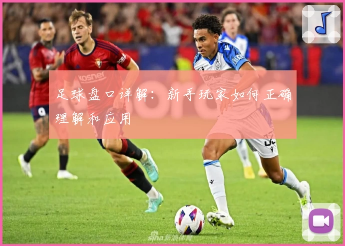 足球盘口详解：新手玩家如何正确理解和应用