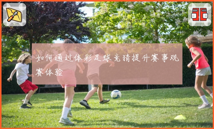 如何通过体彩足球竞猜提升赛事观赛体验